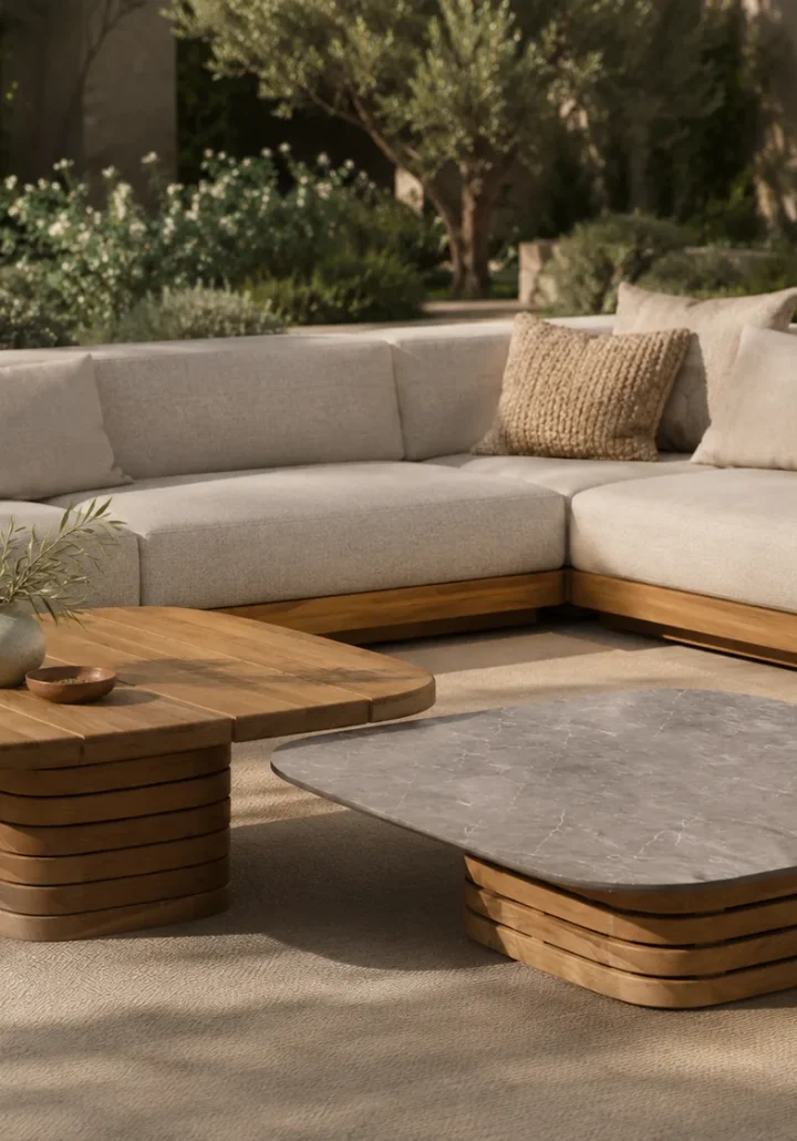 Square Solid Teak Coffee Table | CL02