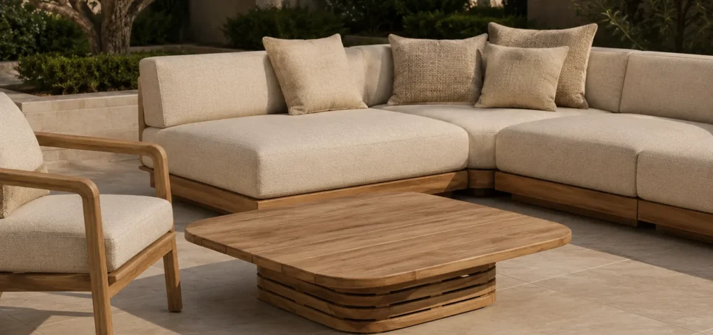 Square Teak Coffee Table - Teak Wood CL03-
