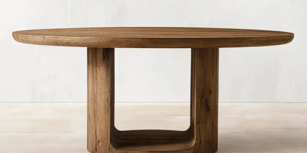 Le Savara_Custom Production_Teak Round Dining Table_Picture Reference